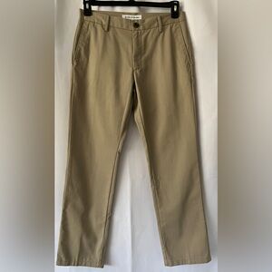 Men’s Amazon Essentials Slim Beige Pants Size 30Wx29L